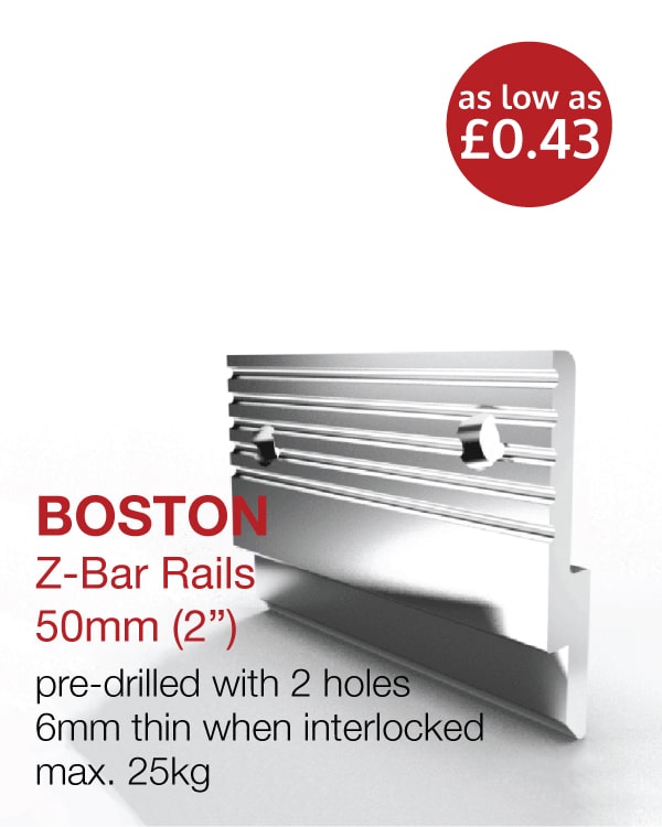 METALCITI Z Bar & French Cleat Hanging Systems