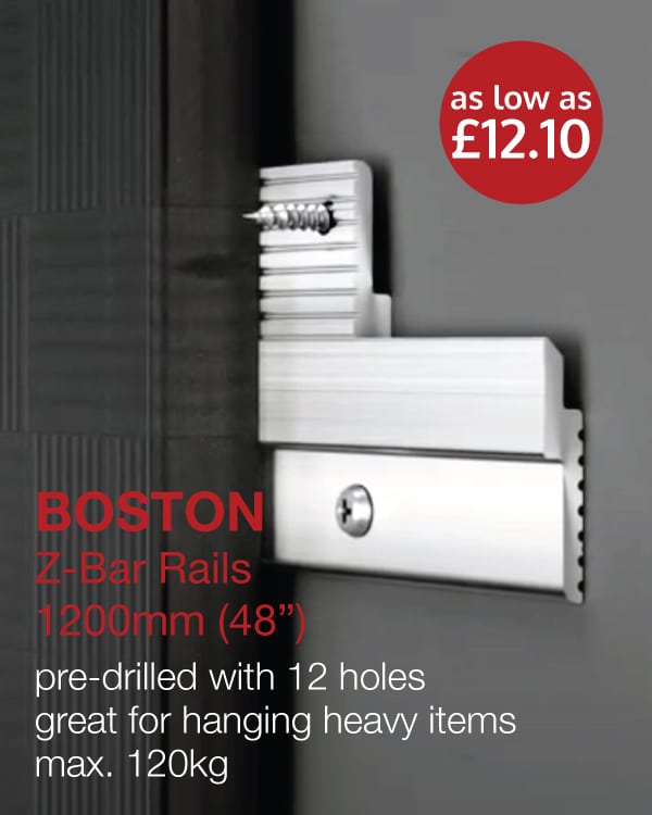 METALCITI Z Bar & French Cleat Hanging Systems