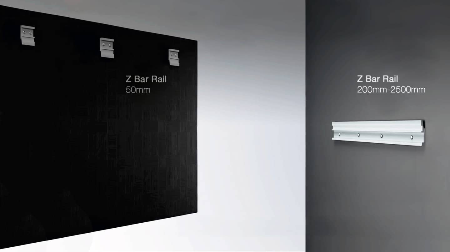 METALCITI Z Bar & French Cleat Hanging Systems METALCITI Z Bar & French Cleat Hanging Systems