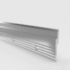 Boston Aluminium Z-Bar French Cleat Hanging Rail, 2000 mm (78.7″), Pre-Drilled (20 Holes), 192 kg